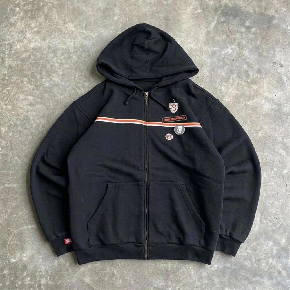 DVS Skate Zip Up Hoodie Black